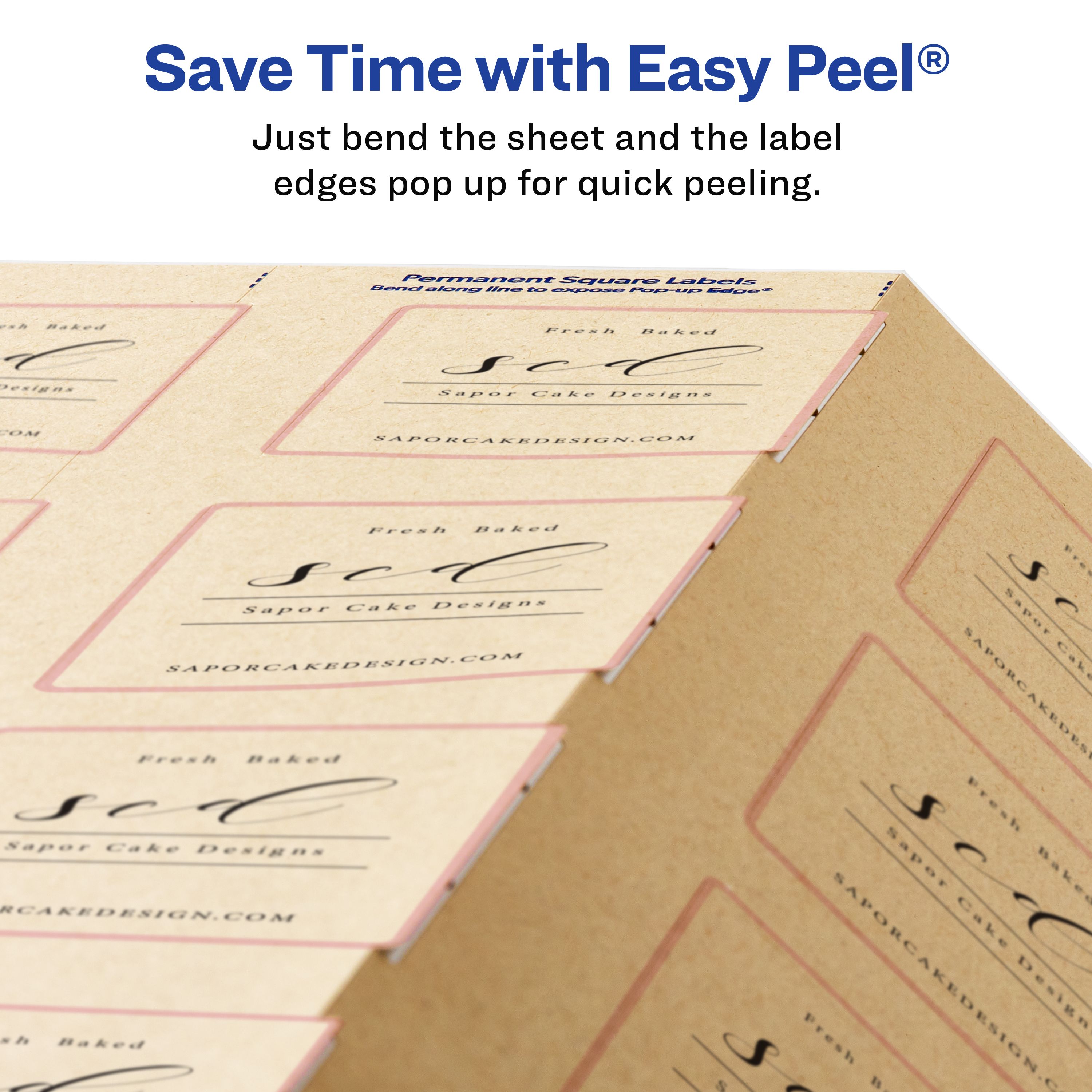 Kraft Brown Labels, 2